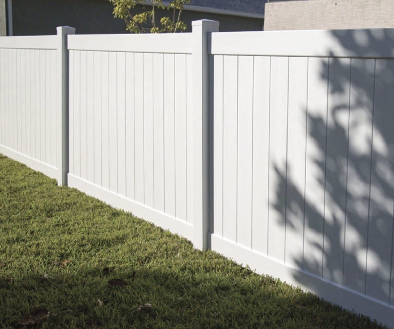 Pvc Fence Rail 1.5x5.5inch White Privacy Fence